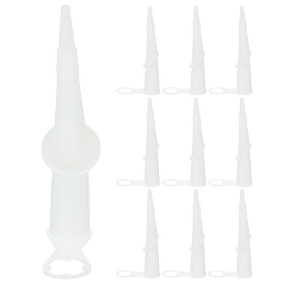 FENGGUIQU 10Pcs Caulking Device Parts with Adjustable Angle and Bent Tip for Diy Enthusiasts