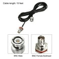 thumbnail image 2 of Uxcell BNC Male to Female Coaxial Jumper Cable 50 ohm 10-feet RG174, 2 of 5
