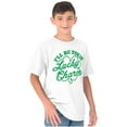 thumbnail image 3 of I'll Be Your Lucky Charm Clover Crewneck T Shirts Boy Girl Teen Brisco Brands XS, 3 of 5
