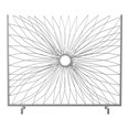 thumbnail image 2 of SEI Furniture Jandra Decorative Iron Metal Fireplace Screen in Silver, 2 of 3