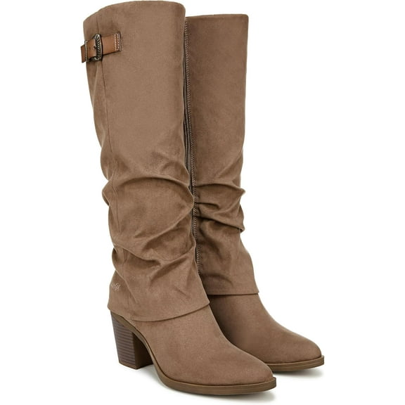 Blowfish Malibu Women's Carefree Knee High Heeled Boot Taupe 8M