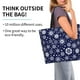 thumbnail image 2 of Balery Snowflakes2 Bolsa Tote Estilo Estético con Cremalleras, Bolsa de Hombro, Bolsa de Compras Grande y Plegable, 2 of 8