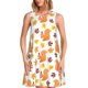 thumbnail image 1 of Easygdp Cartoon Squirrel para Vestido Transpirable de Mujer, Vestido Suelto de Manga Corta con Pliegues y Bolsillos para el Verano, 1 of 7