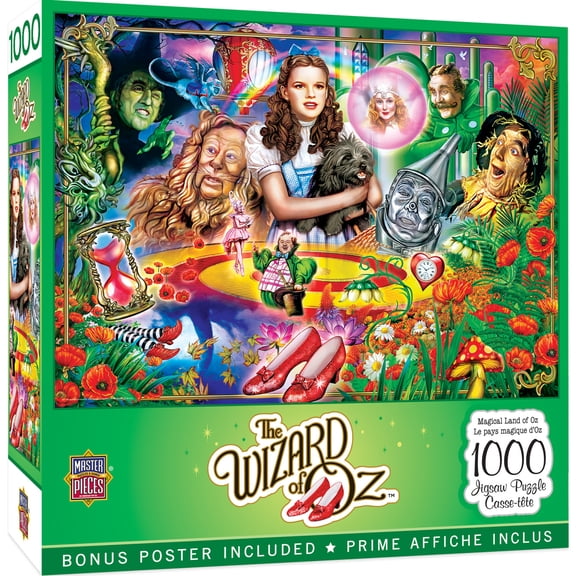 MasterPieces 1000 Piece Jigsaw Puzzle - Magical Land of Oz - 19.25"x26.75"