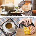 thumbnail image 5 of Pioneer Flower Floral Print Pattern 1-Pack Oven Mitts Set, Heat Resistant Kitchen Gloves, 7.7" X 12", 5 of 6