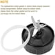 thumbnail image 4 of Ad-7 Fin Extractor Blade Compatible with Ninja Blenders with 2 Rubber Washers Compatible with Nutri Ninja Auto Iq Bl486 Bl642 N102 Bl682, 4 of 5