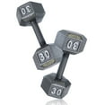 thumbnail image 2 of CAP Barbell Cast Iron Dumbbell Weights, 30 Lbs., Pair, 2 of 5