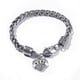 thumbnail image 1 of Teissuly Family Members Heart Bracelets Alloy Diamond Vintage Carved Chain Bracelets, Charm Bracelet Gifts for Women Mom/Daughter/Grandma/Sister Teissuly WER202312144793, 1 of 1