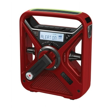 Eton Portable AM/FM Radio, Red, ARCFRX3 - Walmart.com