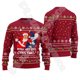 thumbnail image 3 of Suéter feo de invierno retro vintage con grafiti de Papá Noel para Halloween, Navidad, estampado 3D, estilo Harajuku, informal, divertido, de manga larga, talla L, 3 of 5