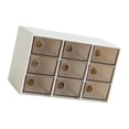 thumbnail image 3 of Organizador de escritorio con cajón de celosía de plástico 4/9 Brown 9 Grid, 3 of 7