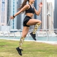 thumbnail image 6 of Lsque Sunflowers and Bees Pattern Sport Compression Socks for Men & Women 15-20 mmHg Knee High Nurse Pregnant Running Medical and Travel Athletic, 6 of 6