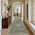 thumbnail image 2 of SHILIU-Runner Rugs 2x10 Hallway Runner Rug Non Slip, Machine Washable Runners Low Pile Carpet Runner for Living Room, Entryway, Bedroom, Kitchen Runner Rugs, Celadon, 2 of 4