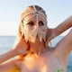 thumbnail image 5 of Cadena de facial para mujer, velo , joyería, imitación, cadena para la cabeza, para Cosplay, disfraz de Yuyangstore Velo de borla de mujer, 5 of 8