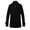 Black, variant on QHFBli Slim Fit Mens Trench Coat Men's Solid Color Anorak Jacket Long Sleeve Turn-Down Collar Windbreaker Coat for Autumn Beige L