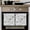 White Black, variant on Forest Teal Blue 1 Pack Kitchen Towel, Water Absorbent Dish Towel, Watercolor Plants Maple Pine Tree Scenery Decorative Hand Towels - Quick Drying Cloth for Cooking Baking, 18x28 Inch