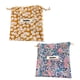 thumbnail image 1 of Laklulu Bolsa de almacenamiento de tampones floral pequeña, bolsa de tela con cordón y bolsillo de algodón, 1 of 5