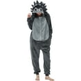 thumbnail image 7 of SWEETXIN Adult's Hedgehog One-Piece Holiday Family Pajamas Halloween Costume Suit for Women and Men Jumpsuit SizeM, 7 of 7