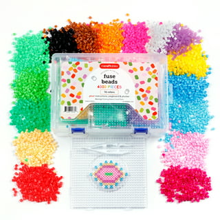 24,000 Mini Fuse Beads kit 2.6mm, 24 Colors 5 Pegboards 2 Tweezers Mini  Beads Kit Compatible Hama Beads Melty Mini Beads Melting Beads Iron Beads