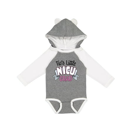 

Inktastic Tío s Little Nicu Grad in Pink with Banner Gift Baby Boy or Baby Girl Long Sleeve Bodysuit