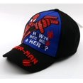 thumbnail image 1 of Gorra de béisbol de Spiderman para niños Gorra ajustable de hip-hop Snapback JAMW Sencillez, 1 of 2
