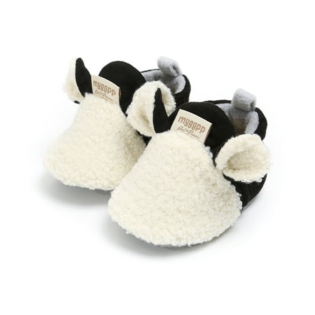 

Binpure Newborn Baby Booties Boy Girl Crib Pram Shoes Winter Soft Snow Boots Prewalker