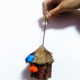 thumbnail image 4 of Nido de pájaro natural, caja de cría para pájaros, nido de hierba silvestre, canario, pinzón, periquito, pájaros Multicolor, 4 of 9