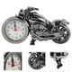 thumbnail image 4 of Reloj despertador de motocicleta de estilo antiguo vintage de lujo, regalo único para niños amantes del motor (oro negro, color de rueda aleatorio), 4 of 4