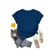 thumbnail image 2 of Playera Blusa De Capybara Con Una Hamburguesa Capibara Color Azul Talla Chica Marca Emil SaEs, 2 of 4