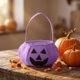 thumbnail image 2 of Extra Large Halloween Woven Basket Long Handle Tote, Storage Bag for Halloween Candy, Gifts, and Toy Organization, 2 of 7