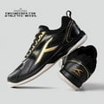 thumbnail image 6 of Hundred HBFS-2M153-1-6 Raze Non Marking Badminton Shoes - Black & Gold - Size 12, 6 of 7