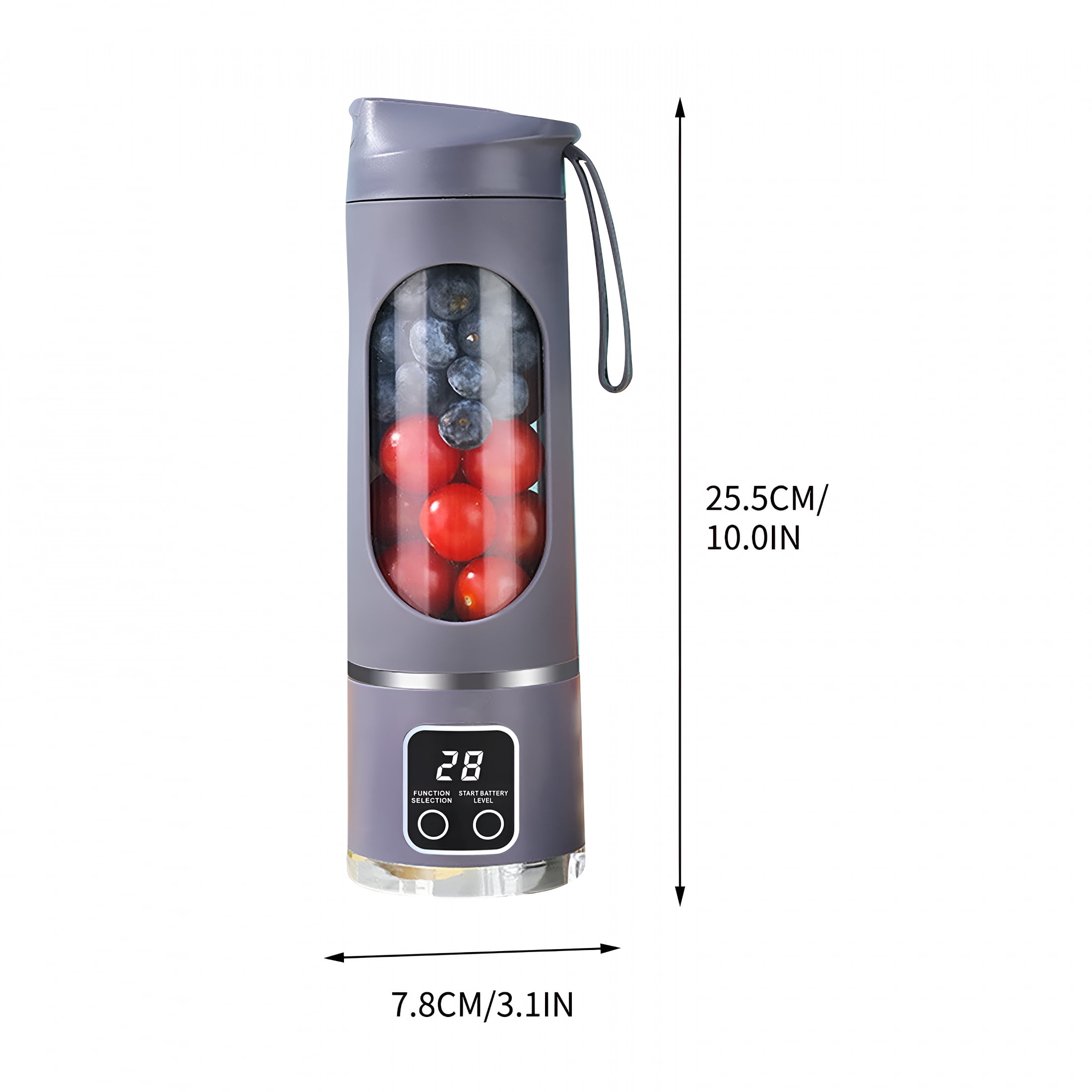 HIBIBUD 2026 New Portable Juicer Small and Rechargeable Fruit Juicer Machine Multifunctional Juicer Cups for Students Household Food Supplement Machine for Home,Office,Travel,Students