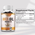 thumbnail image 4 of Aceite MCT: ayuda a reducir el exceso de grasa en el abdomen, los brazos y los muslos y promueve la salud digestiva - 120 cápsulas, 4 of 5