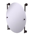 thumbnail image 4 of Dottingham Collection Oval Frameless Rail Mounted Mirror - DT-27-91-BKM, 4 of 7