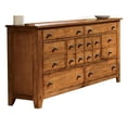 thumbnail image 3 of BOWERY HILL Wooden Dresser with 7 Drawers for Bedroom,Living Room,Hallway in Oak, 3 of 3