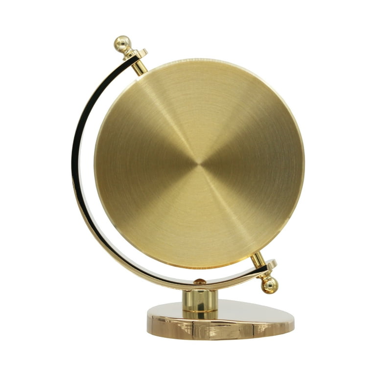 Seiko Brass World Time Desktop Clock, Metal Case, Quiet