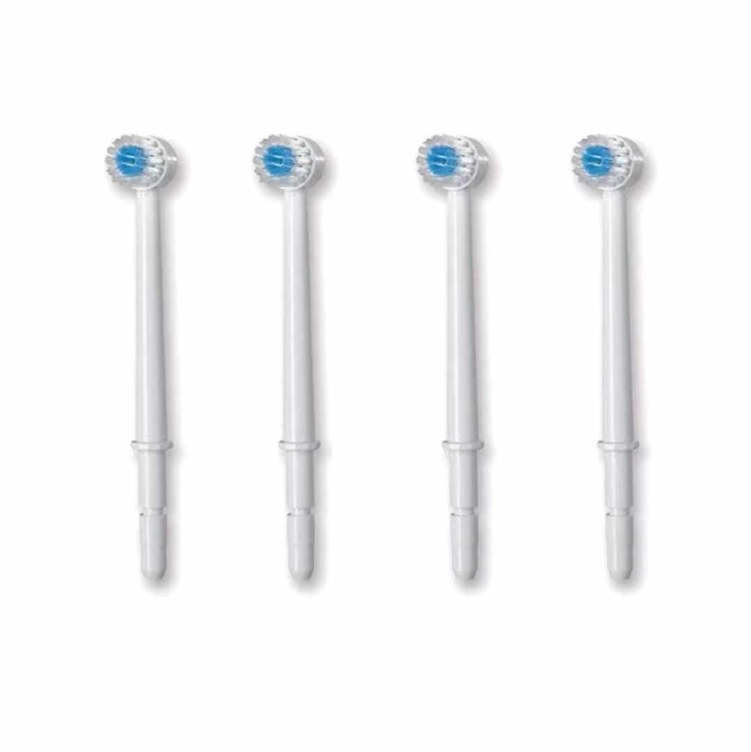 AquaFlosser 4 Brush Tips Replacement Parts Compatible with Waterpik or other Water Flossers/Irrigators