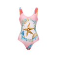 thumbnail image 4 of Traje de baño de una pieza para mujer, color a juego, sexy, sin espalda, ajustado, para vacaciones en aguas termales, natación, 4 of 4