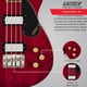 thumbnail image 4 of Bajo Fender Gretsch Streamliner Jet Club de 4 Cuerdas en Nogal, 4 of 7