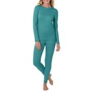 Women's Fleeced Lined Thermal Top and Pant -2Piece Set