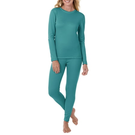 Women's Fleeced Lined Thermal Top and Pant -2Piece Set