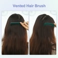 thumbnail image 6 of Unique Bargains 1 Pcs Hair Brush Detangling Brush for Unisex Hair Brush Dark Green, 6 of 7