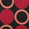 thumbnail image 2 of 16" x 16" Simply Daisy Mod Circles Polyester Accent Pillow, Dark Red Qty 1, 2 of 6