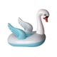 thumbnail image 4 of Flotadores de piscina DYNWAVEMX Flotador de natación Anillos de cisne azul, 4 of 8