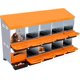 thumbnail image 1 of 10 - hole metal chicken nesting boxes para egg - laying chickens: 2 mounting options, roll - away egg design, grande ventilation holes, easy to clean, 1 of 5