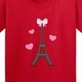 thumbnail image 4 of Inktastic Paris Lover Eiffel Tower Youth T-Shirt, 4 of 5