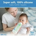 thumbnail image 5 of Dr. Brown's Natural Flow Level 3, Narrow Baby Bottle Nipple, Medium-Fast Flow, 6m+, 100% Silicone, 6 Pack, 5 of 11