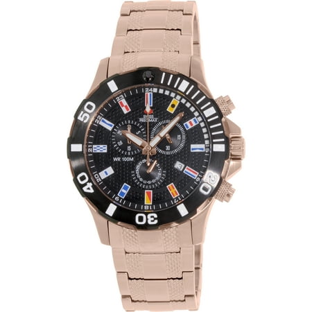 Swiss Precimax Men's Armada Pro SP13053 Gold Stainless-Steel Swiss Chronograph Fashion Watch