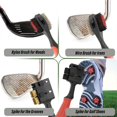 thumbnail image 5 of Golf-EZ Golf Club Cleaning Brush Set with Magnetic Quick Release (2 Pack), Retractable, Oversized Brush Head, 5 of 5