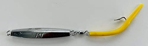 6- A-27 Ava Diamond Jigs 3 oz.with Split Tube Tail Hook